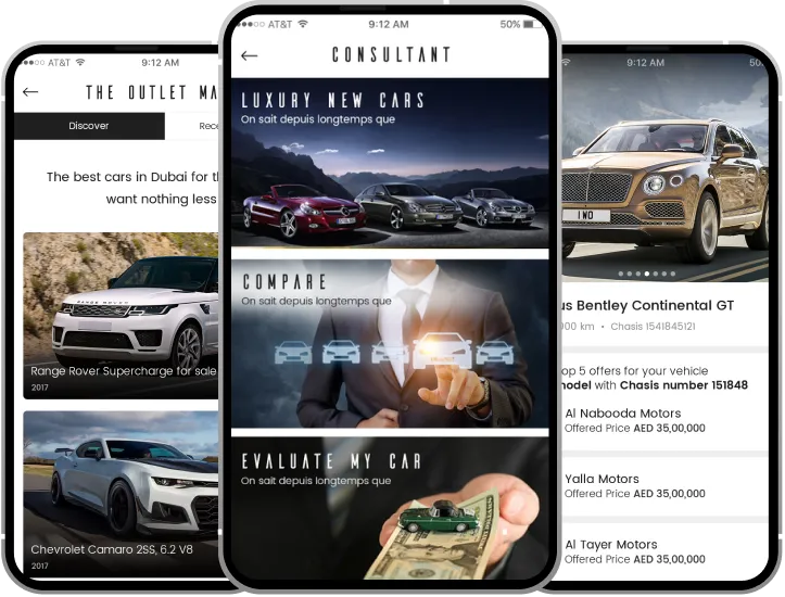 Car Discovery & Valuation Mobile App product design case study